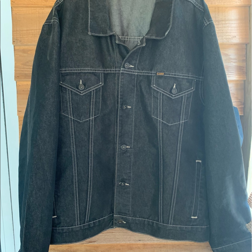 Ralph Lauren Black Denim Jacket